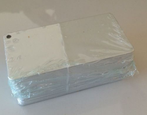 50 ea Key Chain Blanks for Sublimation 1&#034;x3&#034;