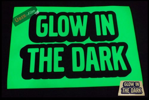 Uber-Film Glow In The Dark Photo luminescent Sign Making Vinyl Self Adhesive