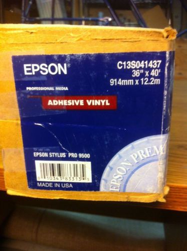 Epson Adhesive Vinyl Banner Roll 36&#034; wide x 13 ft long - Professional InkJet