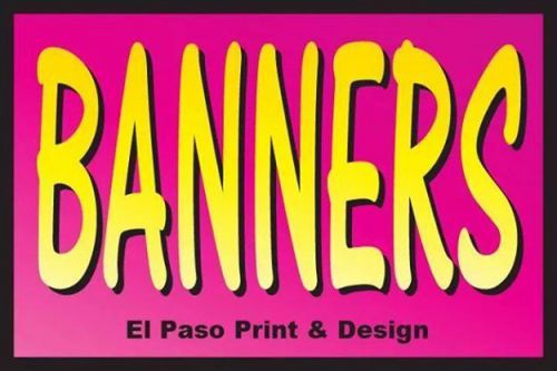 4&#039;x 8&#039; Full Color  Banner + Free Shipping + Free Design
