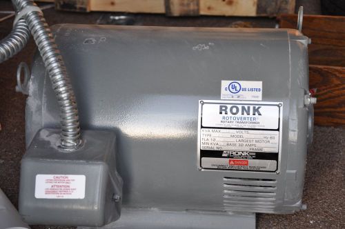 Ronk rotoverter  rotary transformer for sale