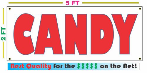 CANDY Full Color Banner Sign NEW XXL Larger Size Best Price on the Net!