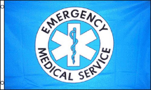 Emergency Medical Services Flag 3&#039;x5&#039; Horizontal Banner