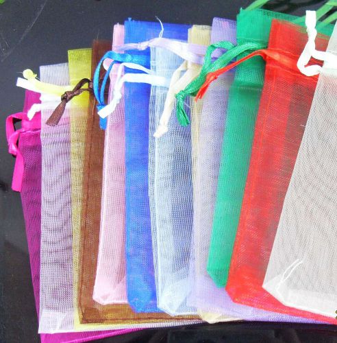 30pcs organza jewelry packing pouch wedding favor gift bags 12x10cm for sale