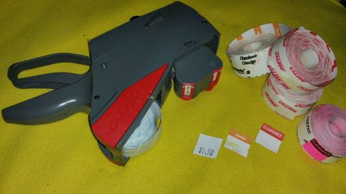 METO Pricing Gun with 5 rolls of label stickers