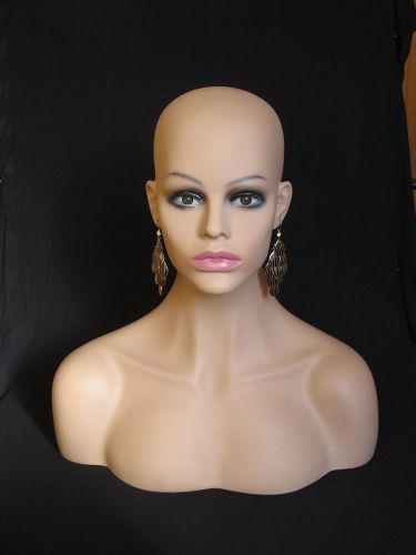 New Women Bust Mannequin Manikin Head Hat Wig Mould Show Stand Model Cosmetology