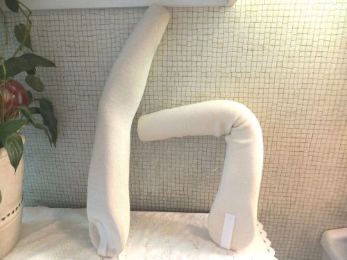 NEW UNUSED 3 PAIR ! Foam + Cloth Cover Mannequin Arms w Velcro Attachment-