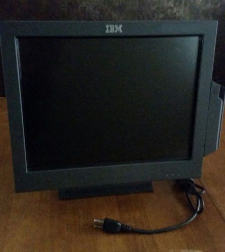 IBM 4852-566 15&#034; LCD 1GB RAM 80GB HD TOUCHSCREEN POS TERMINAL WITH CARD SWIPE