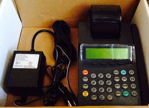 VeriFone Nurit 2085 Credit Card Terminal Machine COMPLETE With Cords - FAST SHIP