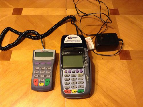 VeriFone Omni 6700 Credit Card Machine with PINpad 1000se and Power Supply