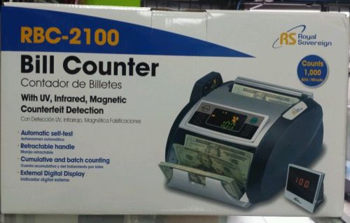NEW!!! Bill Counter RBC-2100 With UV,Infrared,Magnetic,Counterfeit Detection