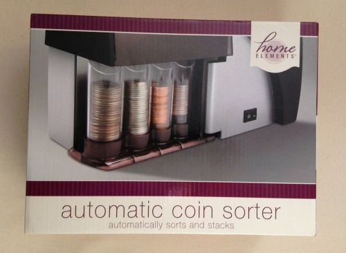NEW Automatic MONEY COIN SORTER Battery Operated by Home Elements Nice Gift!