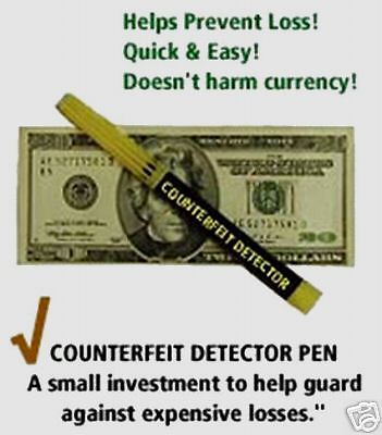 Counterfeit Money Detector Pen Currency Detection Protect Your Business Fake $
