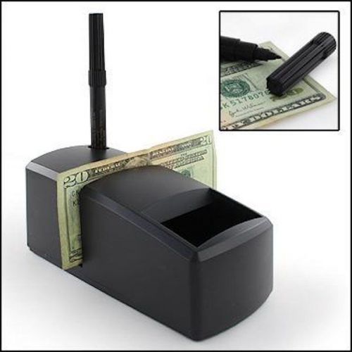 ID Currency and Credit Card Counterfeit UV and Watermark Detector With Pen