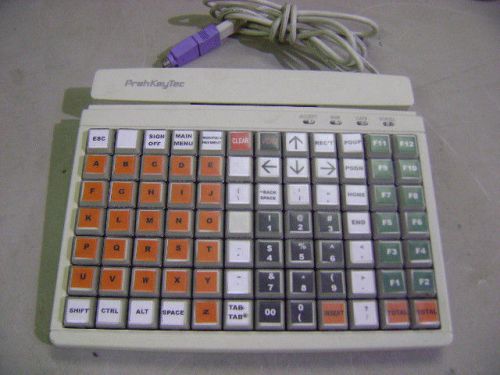 Prehkeytec mci84 programmable pos keyboard magstripe reader usb mci 84 key for sale