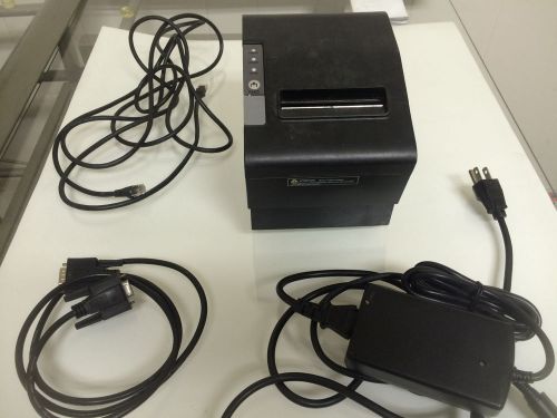 Harbor touch thermal receipt printer p11-usl 80 mm w/ power supply, serial, etc for sale