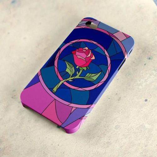 Rose Stain Glass Beauty The Beast Disney A26 Samsung Galaxy iPhone 4/5/6 Case