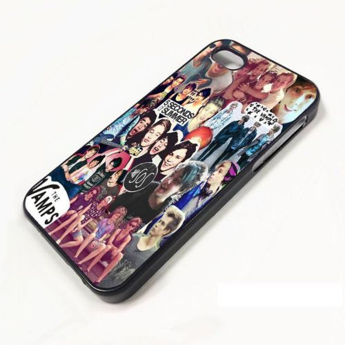 Case - 5 Seconds of Summer Collage The Vamps Logo Boys Band - iPhone and Samsung