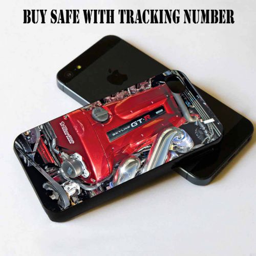 Nissan Skyline GT R Engine For iPhone 4 4S 5 5S 5C S4 Black Case Cover