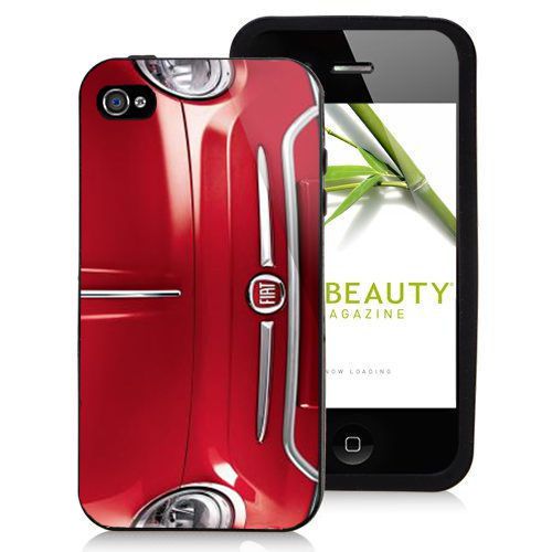 Fiat Car Classic Red Logo iPhone 5c 5s 5 4 4s 6 6plus Case