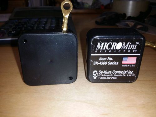 23ea.  Micro Mini Retarctor 4&#039; Cable Eyelet Merchandise POP Display Security