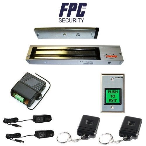 FPC-5012 One door Access Control outswinging door 600lb Electromagnetic lock kit