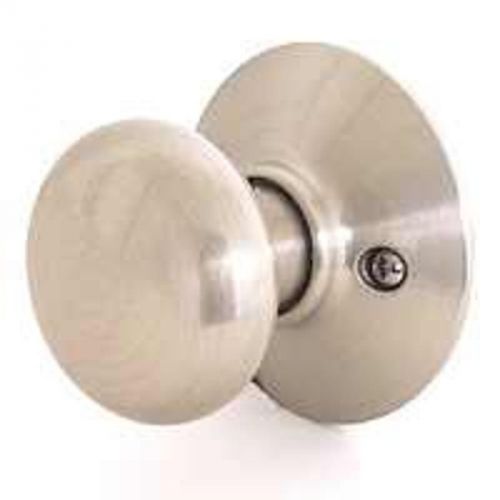Knb dr dummy 2-1/8in 2-5/16in schlage lock dummy knobs f170 ply 619 satin nickel for sale