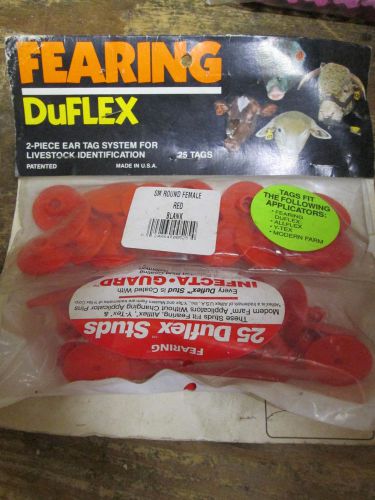 FEARING DuFLEX   Large Yellow 126-150 ear tags