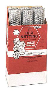 Gilbert and bennet 308405b mat 36-in x 25 1-in mesh hexagonal poultry netting for sale