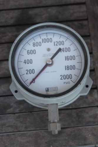 Weksler pressure gauge 0 to 2000 psig gage new for sale
