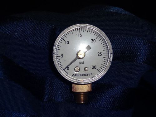 ASHCROFT PRESSURE GAUGE 15W1005 H 01L 30# 662876003372