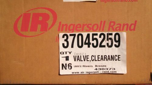 Ingersoll Rand Clearance Valve 37045259  NEW