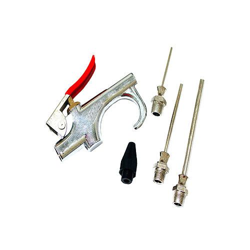5pc Air Blow Gun Accessories Kit 3 Nozzles New Tools
