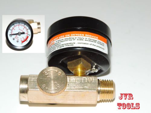 Air pressure regulator with gauge for sale