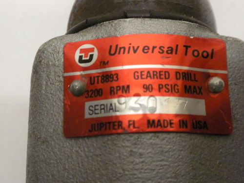 Universal Tool Pneumatic Geared Drill UT8893