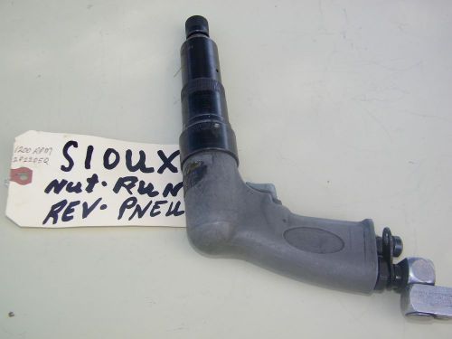Sioux -pneumatic -nutrunner- with reverse-2p2205q-1200 rpm 1/4&#034;hex.quick change for sale