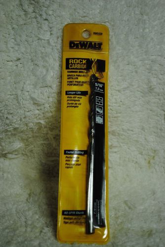 DEWALT Rock Carbide™/Carbide Tip 5/16&#034; x 6&#034; Hammer Drill Bit DW5228