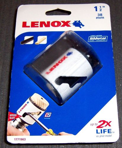Lenox Tools 1771963 1-1/2&#034; Bi-Metal Speed Slot Hole Saw