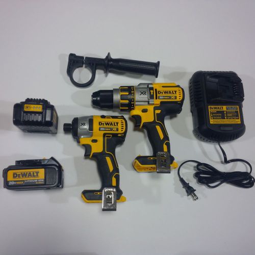 New dewalt dcd995 20 volt brushless drill,dcf886 impact,2 dcb200 battery,charger for sale