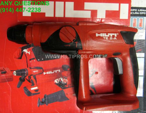 HILTI TE 2-A ROTARY HAMMER DRILL, PREOWNED, GREAT CONDITION, FAST SHIPPING