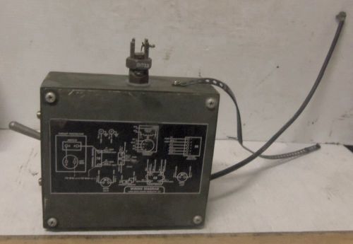 Control Switch Box Assembly for Military 1.5 KW - 28 VDC Engine Generator Set