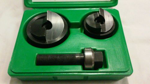 Greenlee 7237bb slug-buster knockout punch set for 1-1/2 and 2&#034; conduit *exclt* for sale