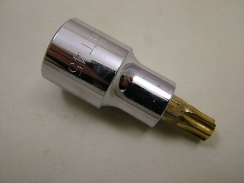 Torx star bit socket 1/2&#034;drive t45 endura brand industrial quality, crv/s2 steel for sale