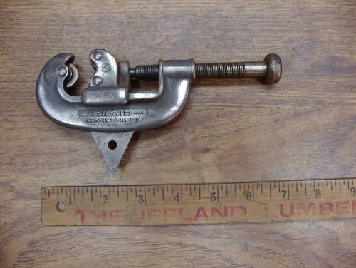 Old Used Tools,Ridgid No. 00Tubing Cutter,3/16&#034;-1-1/8&#034; O.D.Excellent Condition