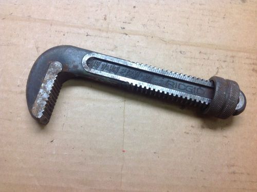 Ridgid 24&#034; pipe wrench jaw hook with nut for sale