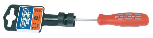 Draper expert 3.2mm x 75mm plain slot parallel tip mechanics screwdriver for sale