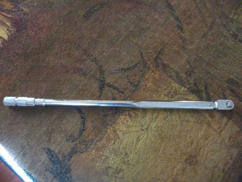 Proto j6017b micrometer torque wrench, 3/4&#034; drive, 41-3/16&#034; oal, 120 to 600&#039;/lb for sale