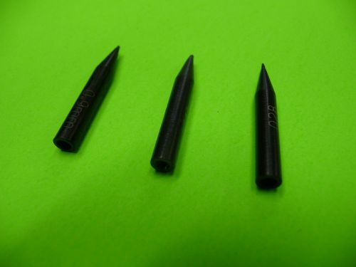 Accuspray 3 pack delrin tip set  #&#034;s .036 - 043 - 028 save some $$$$$ for sale