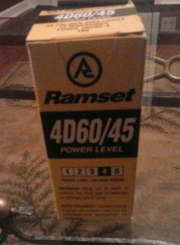 Ramset 4D60 .25 Caliber Disc Loads - Yellow