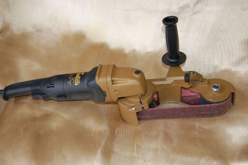 Pipe sanding polishing machine model 40b stainless grinder belt sander polisher for sale